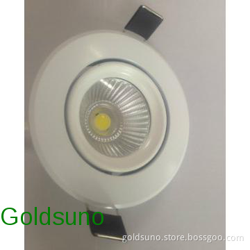 3 watt  led cob ceiling light cheap price with 75mm cutout size